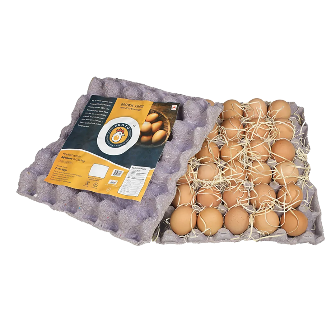 Brown Eggs Pack of 30 | Proto Eggs